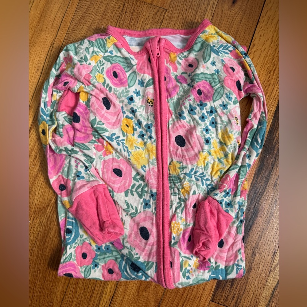 Little Sleepies Secret Garden Zippie 6-12M
